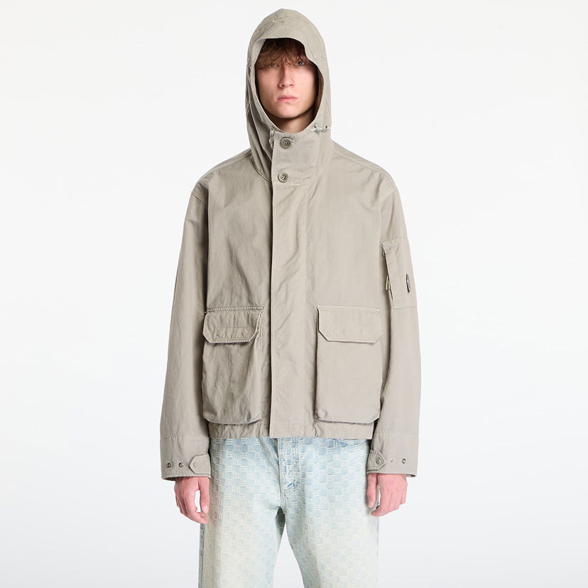 Куртка C.P. Company Twill Hooded Short Jacket Fungi Grey бежевий | 19CMOW069A110305G-356