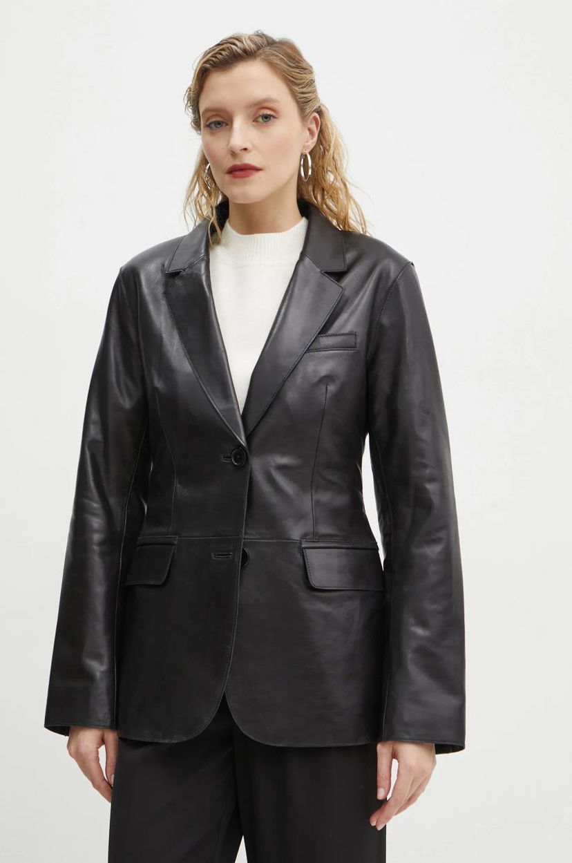 Куртка STAND STUDIO Stand Studio Mina Leather Blazer чорний | 66391.7850