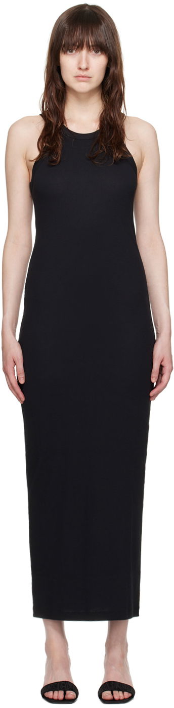 плаття TOTEME TOTEME Women's Curved Maxi Dress чорний | 243-WRD3766-FB0094