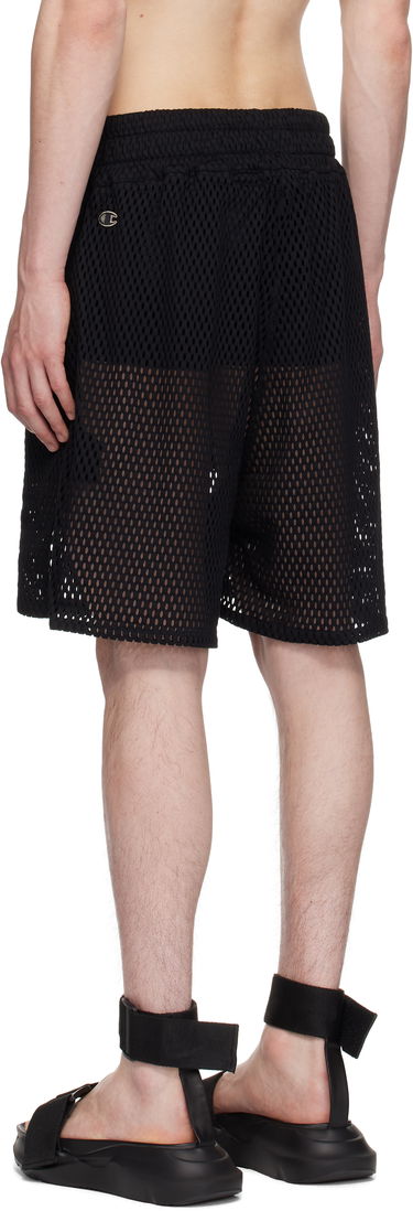 Шорти Rick Owens Rick Owens Champion Edition Mesh Shorts чорний | CM01E1682 CHONET MESH, 3