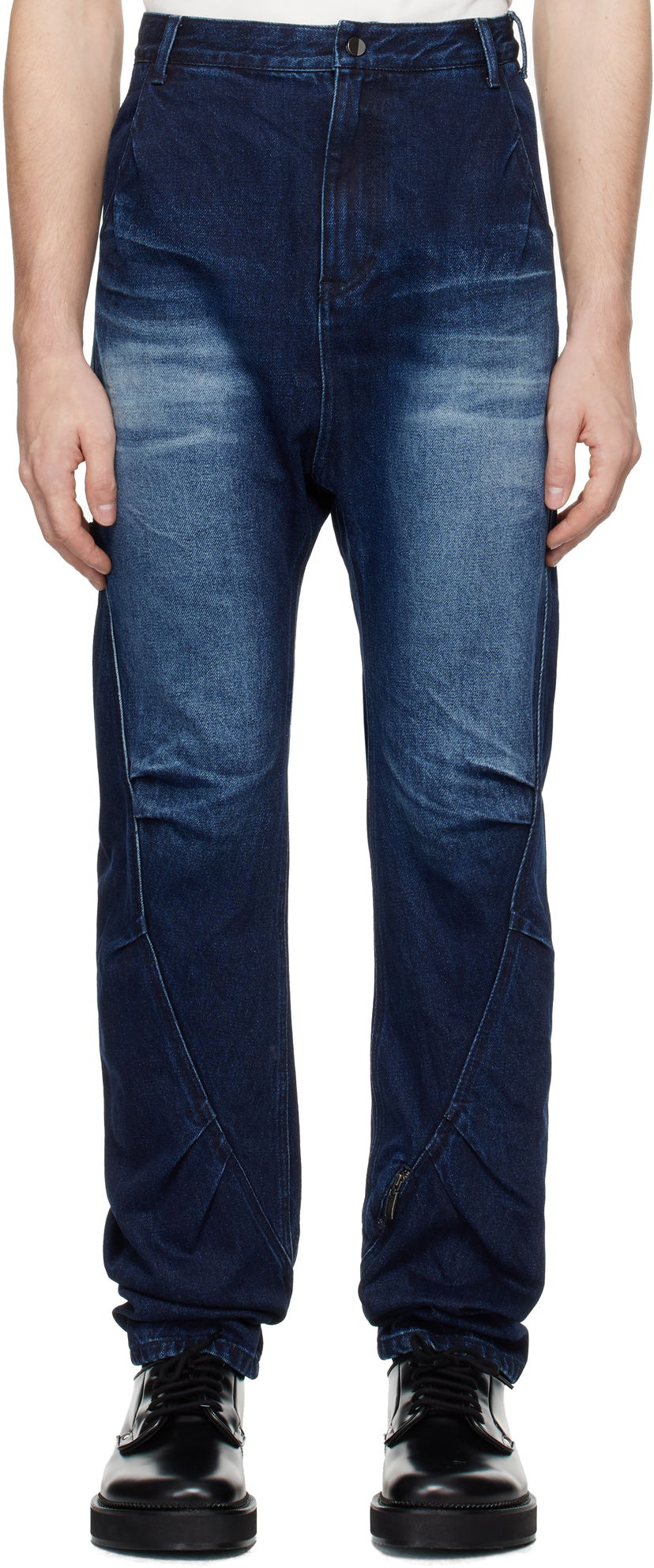Джинси ADER ERROR Faded Denim Jeans Синій | BN01FWJE0108DB