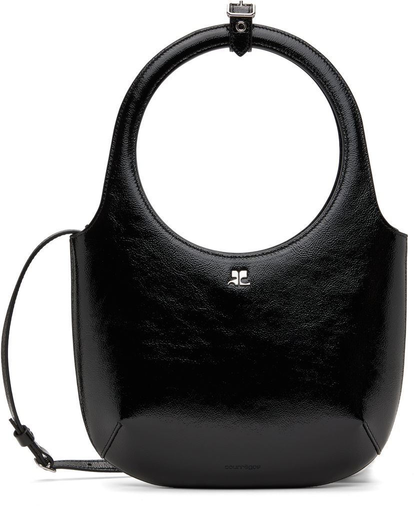 Сумочка Courrèges Leather Shoulder Bag чорний | 424GSA102CR0043