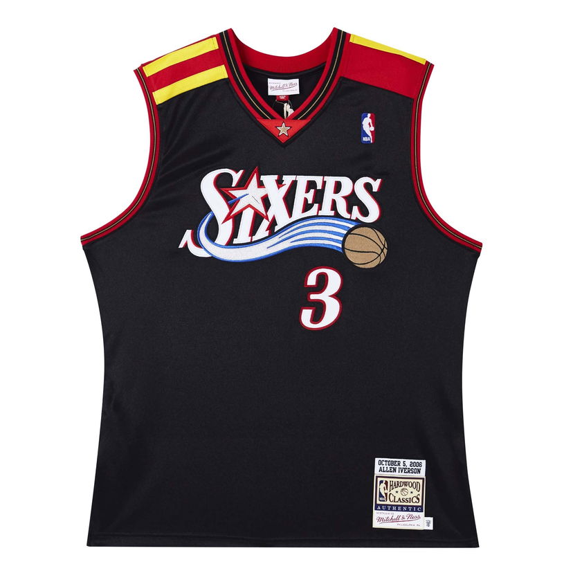 Джерсі Mitchell & Ness Philadelphia 76ers 'Allen Iverson'  Authentic Basketball Jersey чорний | AJY4GS20035-P76BLCK06AIV