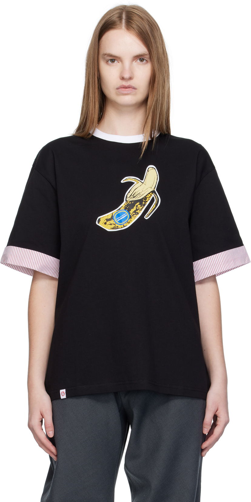 Футболка Charles Jeffrey Loverboy Charles Jeffrey LOVERBOY Turn Up Graphic T-Shirt чорний | 52080501