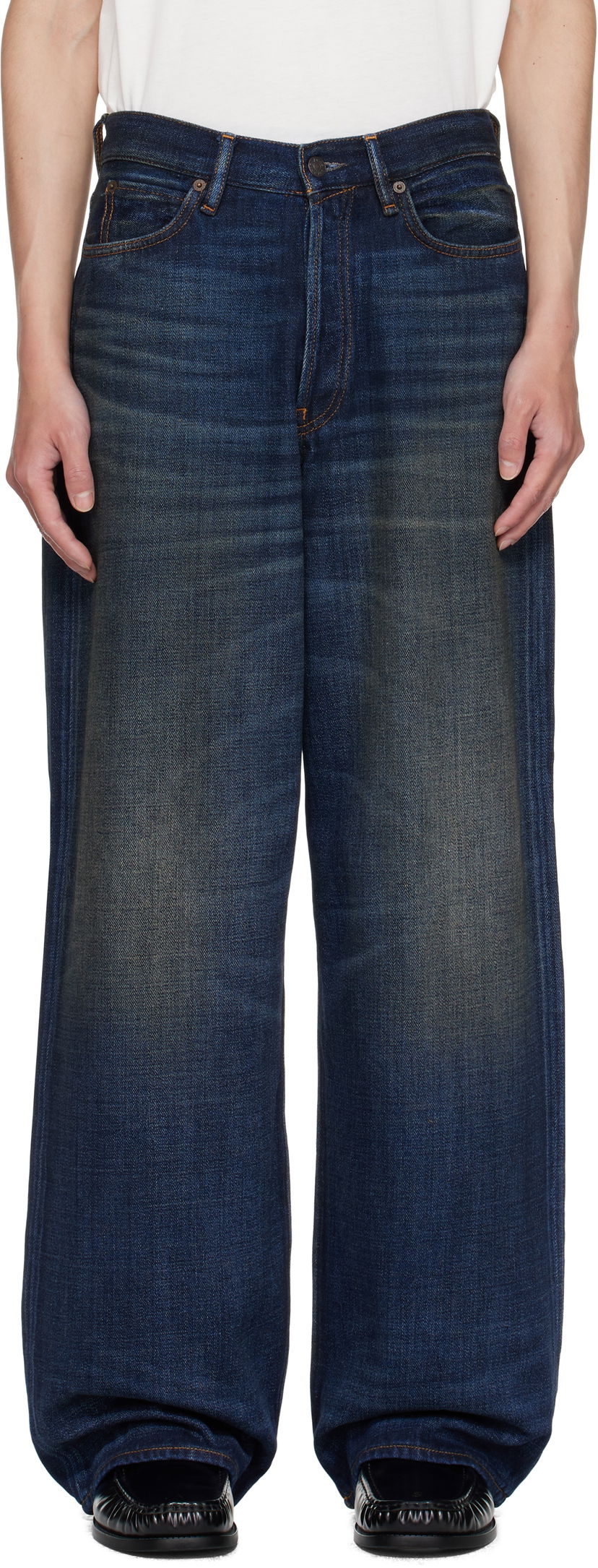 Джинси Acne Studios Acne Studios Loose Fit 1981 Jeans Синій | C00082-