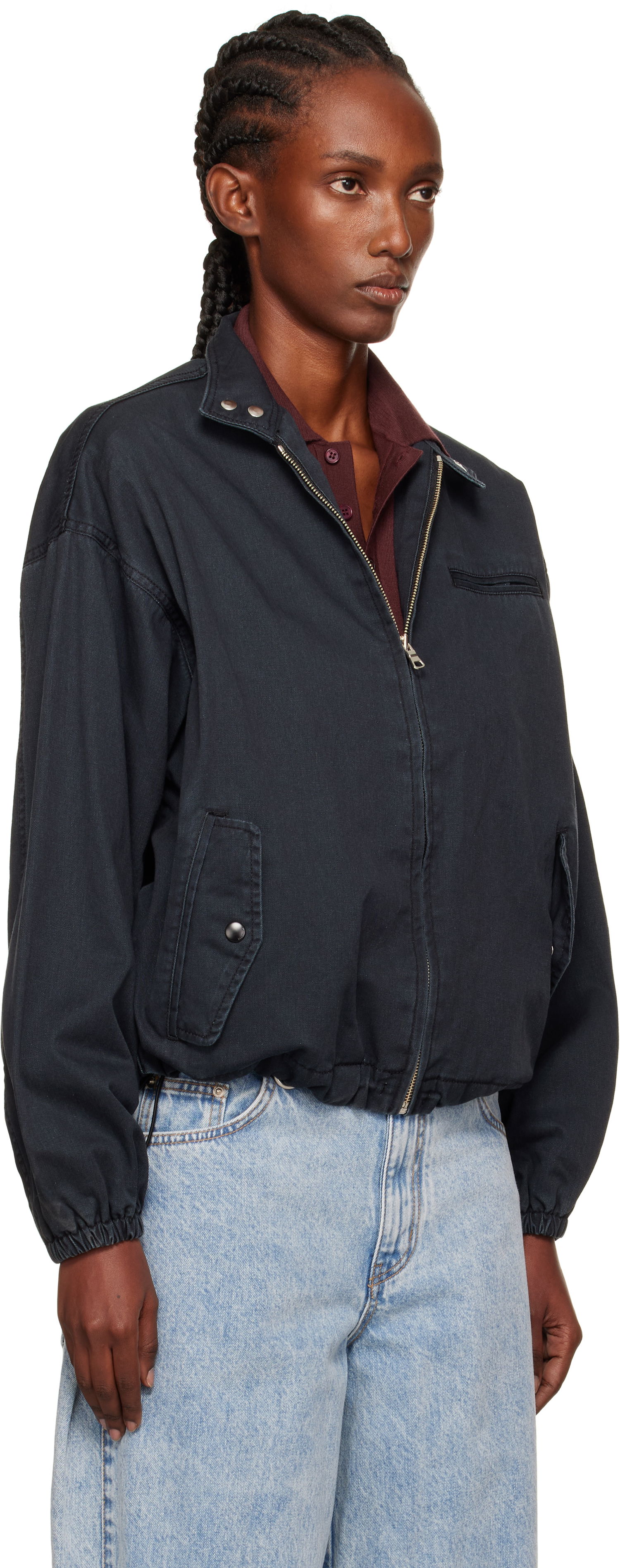 Куртка We11done We11done Harrington Jacket чорний | WD-JP2-25-052-W-NV, 1