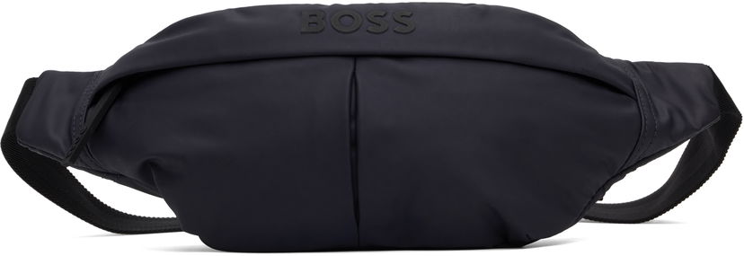 Поясна сумка BOSS Coated Canvas Belt Bag темно-синій | 50541537