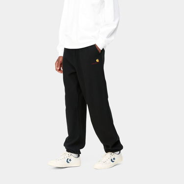 Спортивні штани Carhartt WIP American Script Sweat Pant чорний | I032328_89_XX, 4