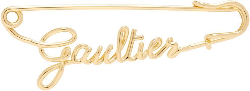 Pin Jean Paul Gaultier Jean Paul Gaultier 'The Gaultier' Brooch Металік | 23/15-U-BR009-X029-92