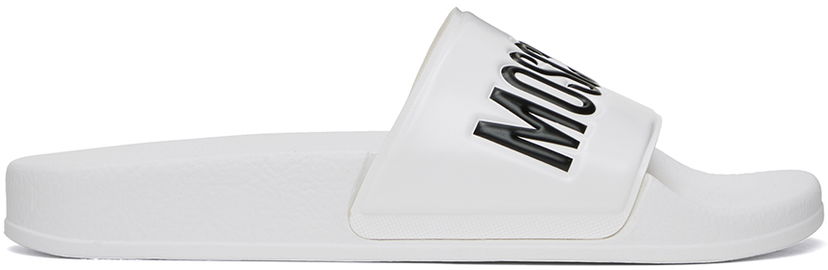 Кросівки та взуття Moschino Moschino Pool Slides білий | MA28022G1F M10 100