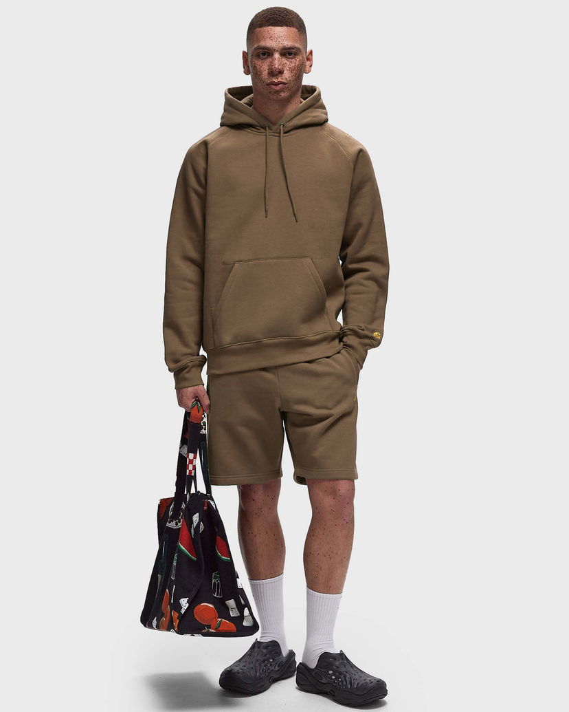 Світшоти Carhartt WIP Hooded Chase Sweat Chocolate Коричневий | I033661_218_XX