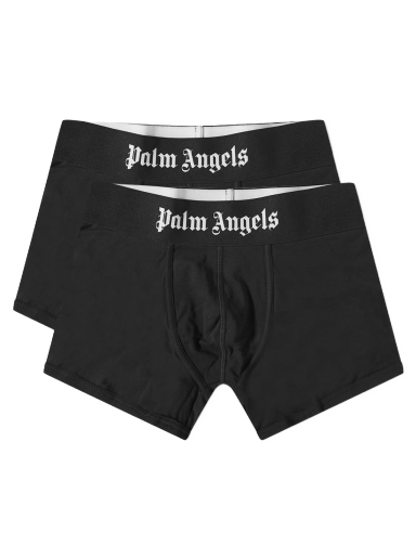 Боксери Palm Angels Logo Boxer - 2 Pack чорний | PMUH001C99FAB0010110