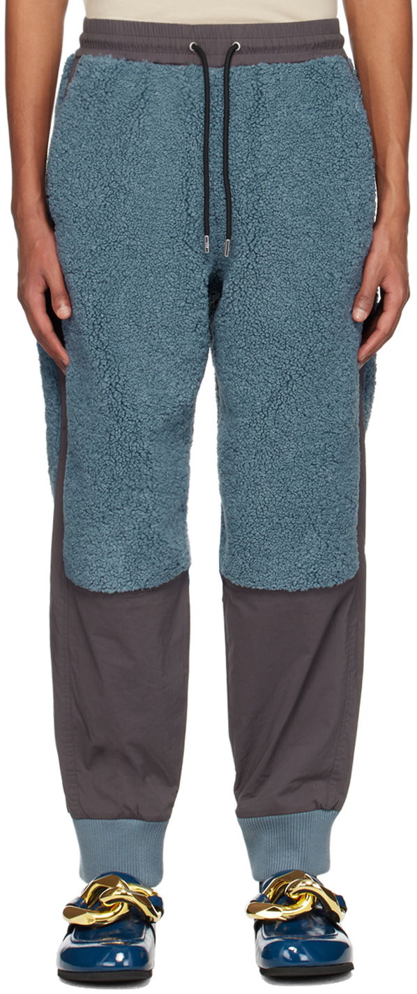 Спортивні штани JW Anderson Colorblock Fleece Lounge Pants Синій | TR0235-PG1187