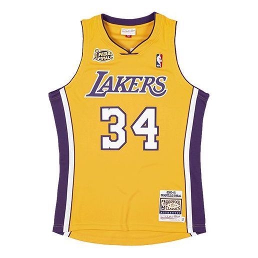 Джерсі Mitchell & Ness Los Angeles Lakers Shaquille O'Neal Swingman Jersey Жовтий | AJY4SB19104-LALLGPR00SON