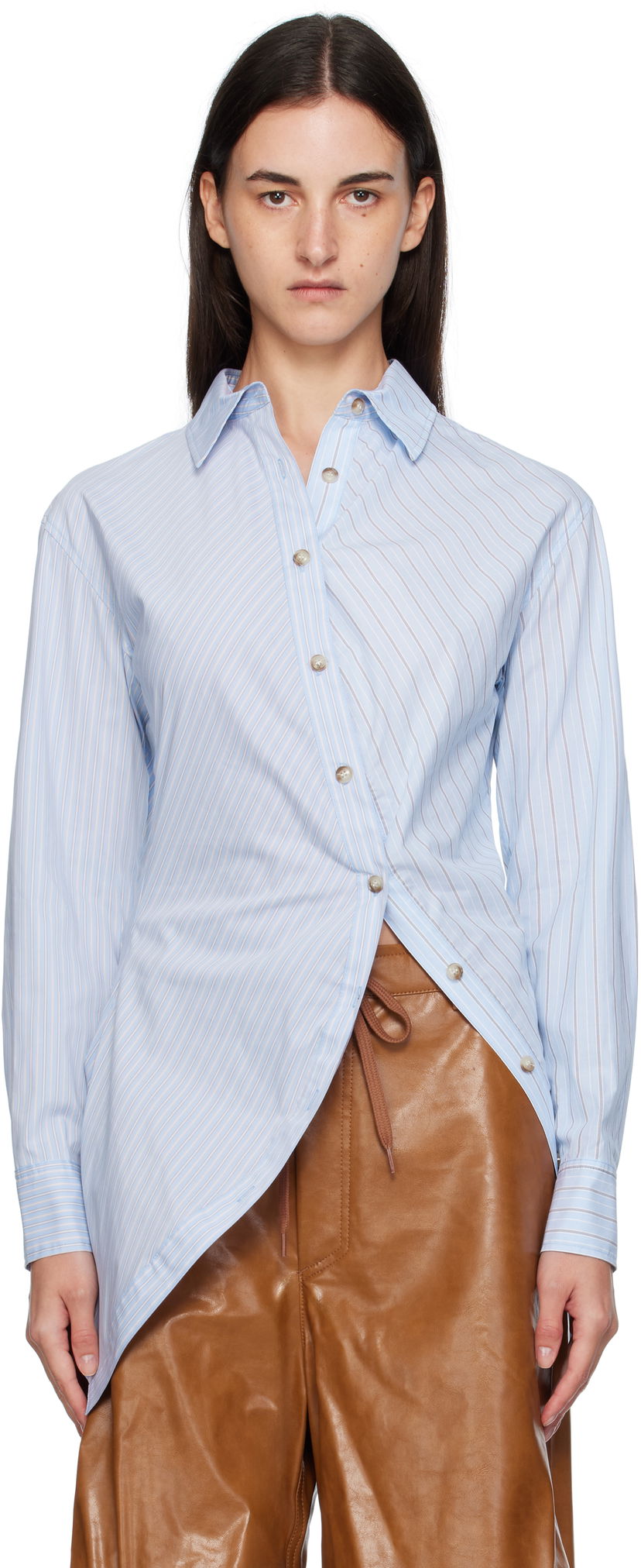 Сорочка Andersson Bell Andersson Bell Twist Check Shirt Синій | atb1362w