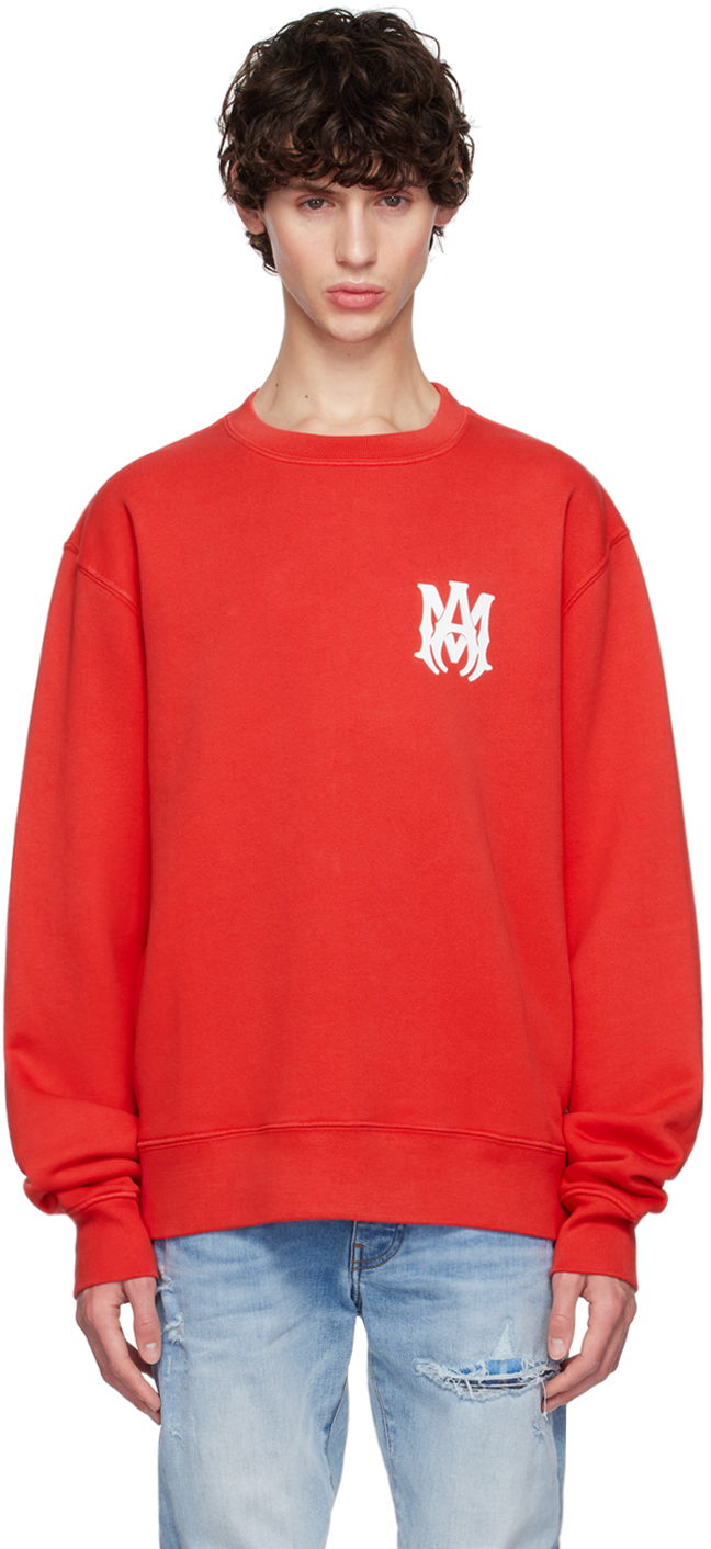 Світшоти AMIRI Red MA Core Logo Sweatshirt Червоний | AMJYCW1038
