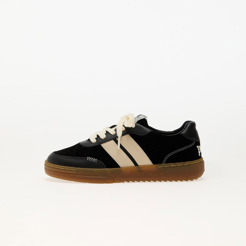 Кросівки та взуття Palm Angels University Track Black Beige чорний | PBIA016S25LEA0011061