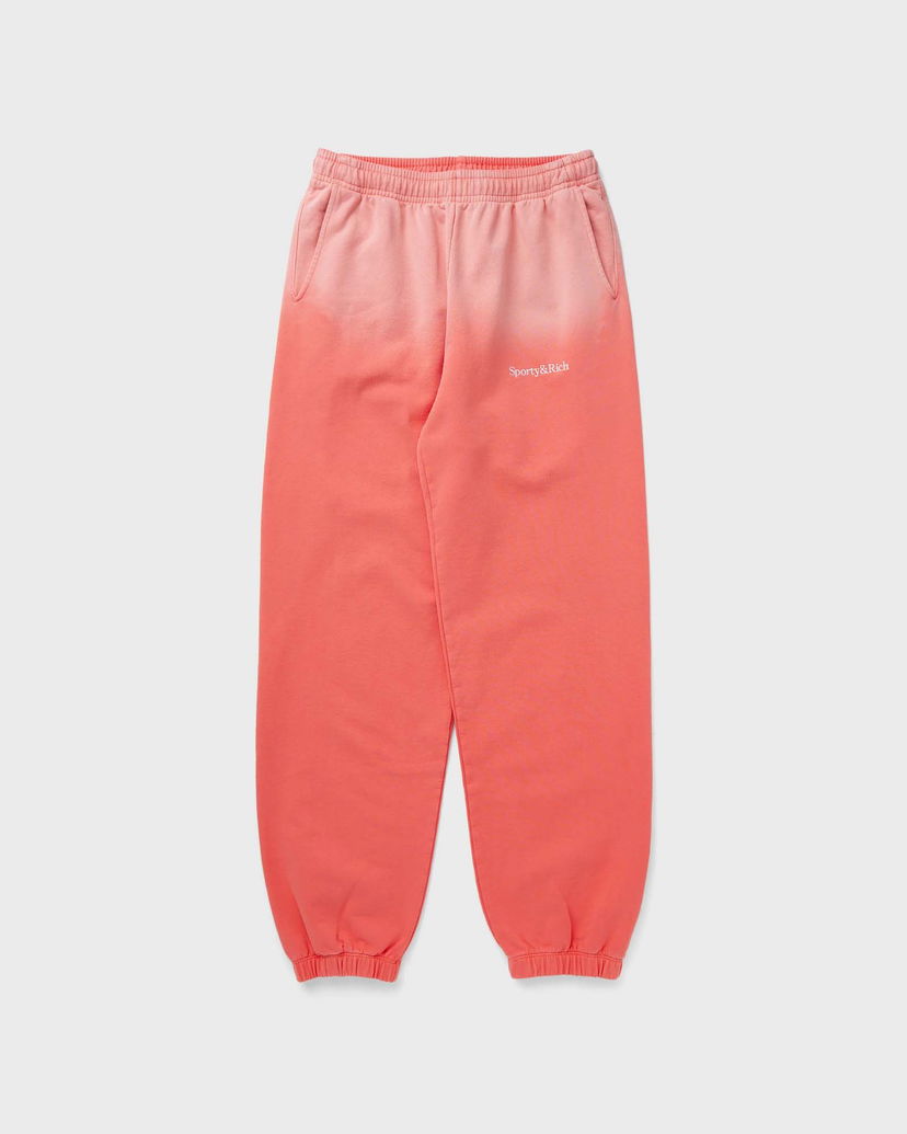 Спортивні штани Sporty & Rich Dip Dye Serif Logo Embroidered Sweatpants Рожевий | PA020S413SP
