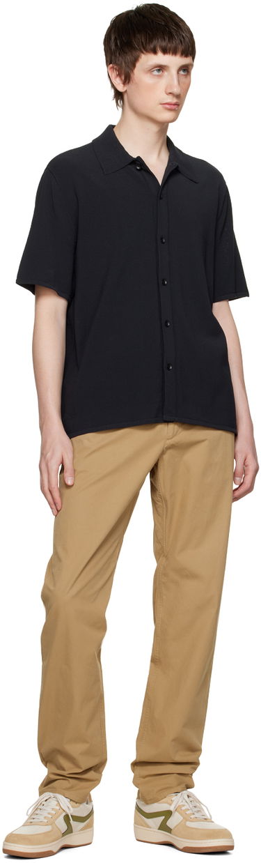 Сорочка rag & bone Rag & Bone Nolan Button-Up Shirt чорний | MBS23P023YG23, 3