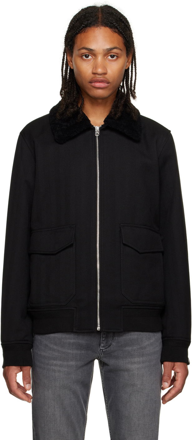 Куртка бомбер rag & bone Dorset Bomber Jacket чорний | MBW23F2385LRML, 0
