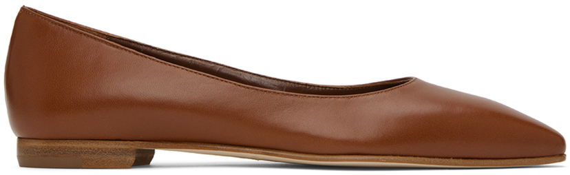 плаття Manolo Blahnik Manolo Blahnik Gelista Ballerina Flats Коричневий | 221-0950