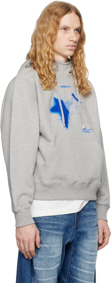 Світшоти ADER ERROR Star Print Hoodie Сірий | BN01FWHD0103GR, 4