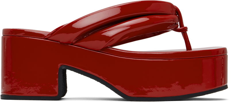плаття Dries Van Noten Dries Van Noten Platform Sandals Червоний | WS251-1544-189