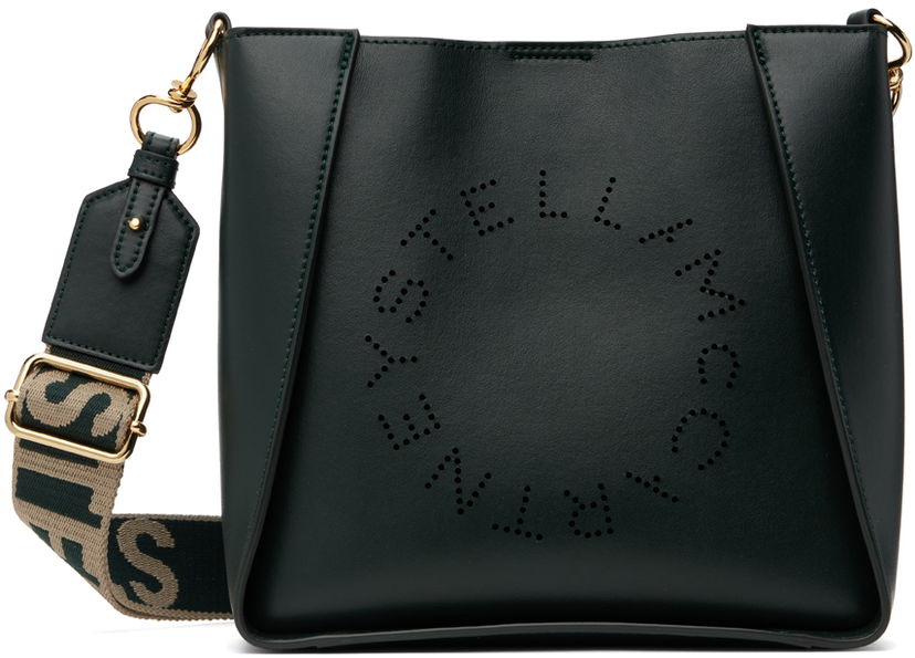 сумка-тоут Stella McCartney Stella McCartney Logo Crossbody Bag Зелений | 700073W8542