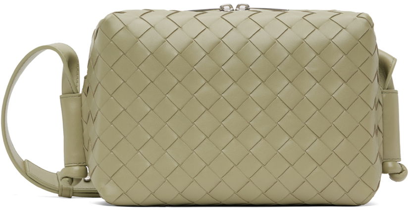 Сумка Bottega Veneta Bottega Veneta Small Loop Messenger Bag Зелений | 755774 V2HL1