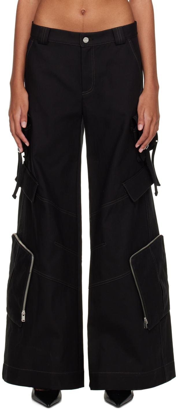 Штани карго Dion Lee Dion Lee Multi-Pocket Cargo Trousers чорний | C2076F22