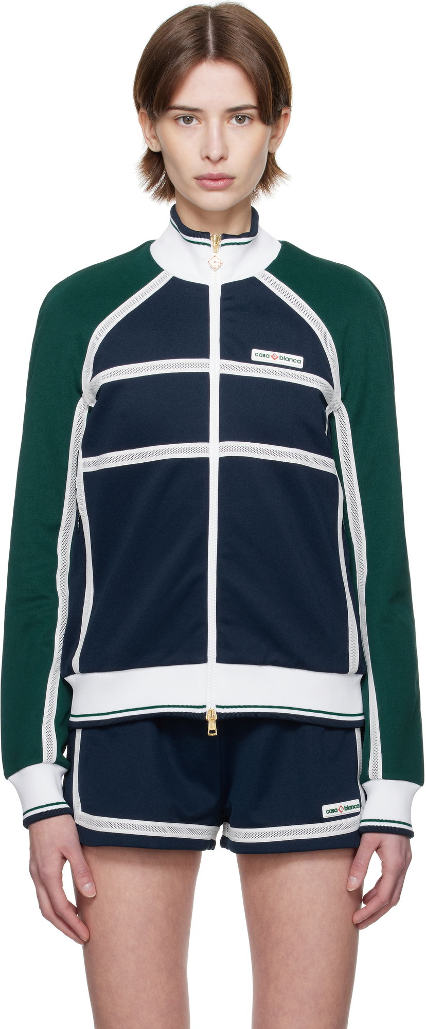 Спортивний костюм Casablanca Casablanca Mesh Tape Track Jacket Різнокольоровий | WPS25-JTP-309-01