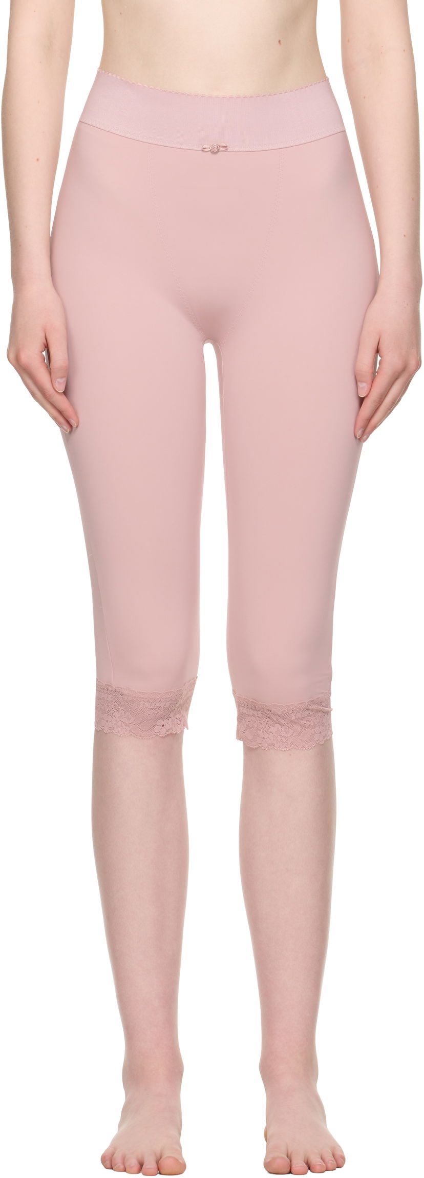 Легінси SKIMS SKIMS Vintage Shapewear Capri Leggings Рожевий | BO-PNT-8009W