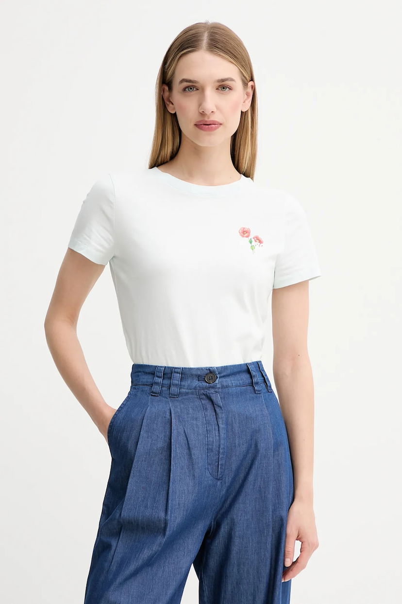 Футболка KENZO Kenzo Floral T-Shirt Бірюзовий | FF62TS2564SO