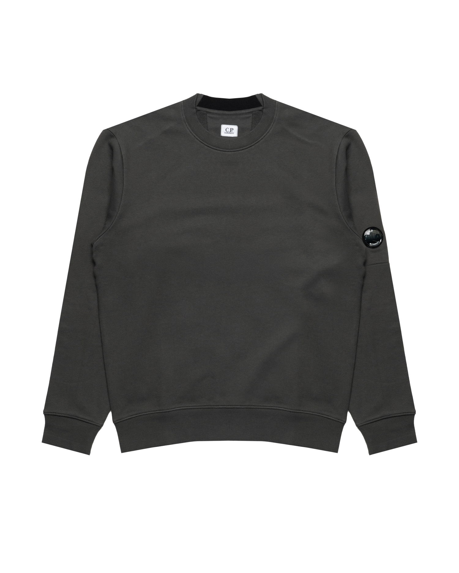 Світшоти C.P. Company Diagonal Raised Fleece Crewneck Lens Sweatshirt Сірий | 19CMSS713A005086W-978, 0