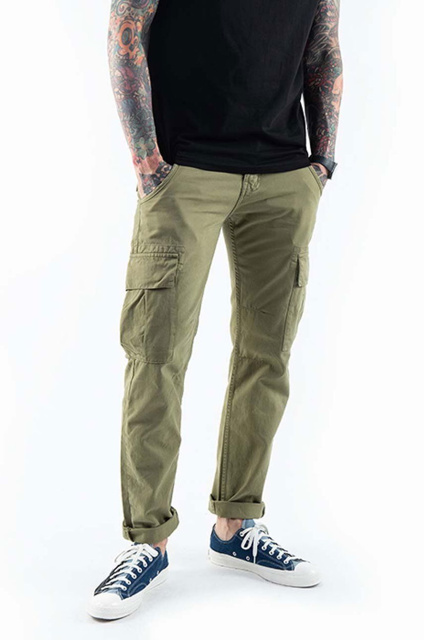 Штани карго Alpha Industries Agent Cargo Pants Зелений | 158205.11
