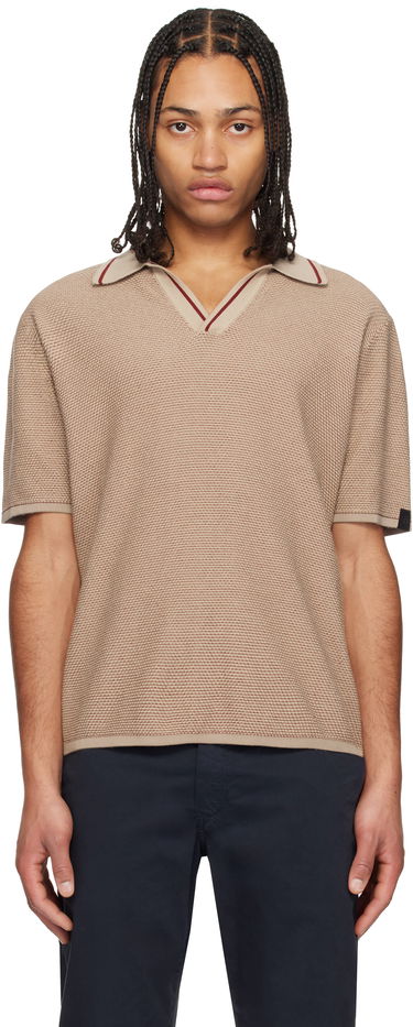Сорочка поло rag & bone Rag & Bone Harvey Jonny Collar Polo бежевий | MBS24H041BC41, 0