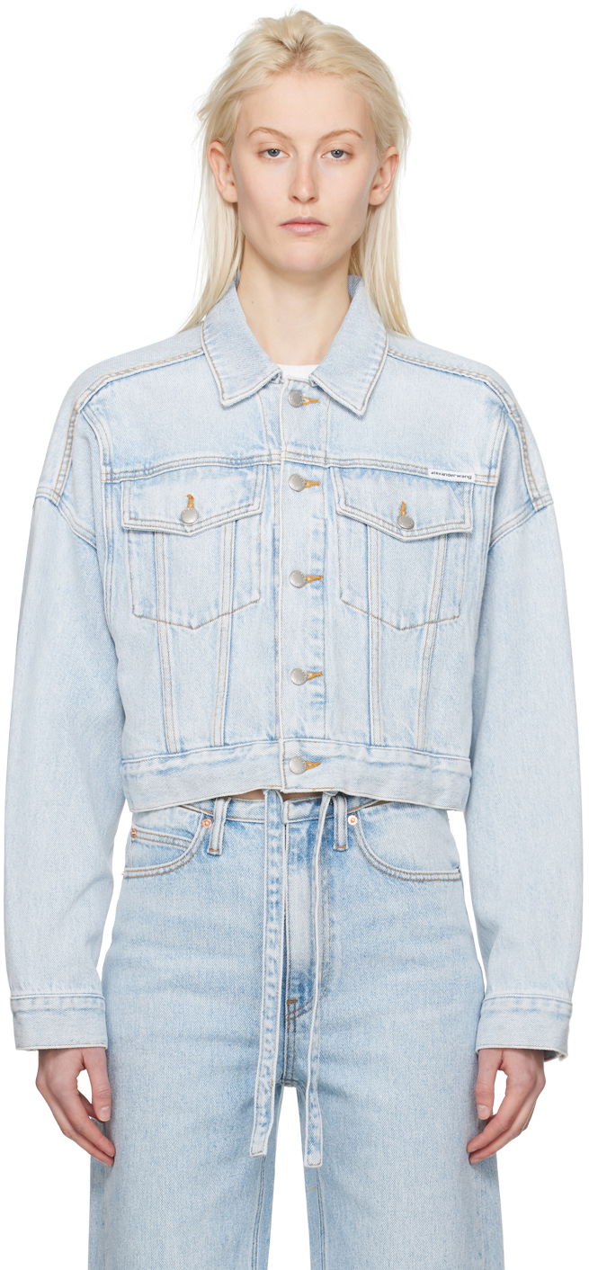 Куртка Alexander Wang Cinch Jacket Бірюзовий | 4DC1242246
