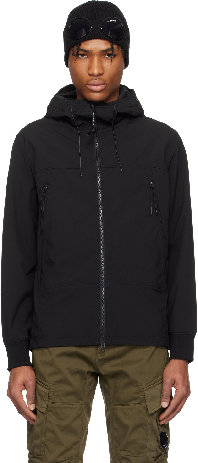 Вітровка C.P. Company C.P. Company Shell-R Goggle Jacket чорний | 18CMOW001A-005968A