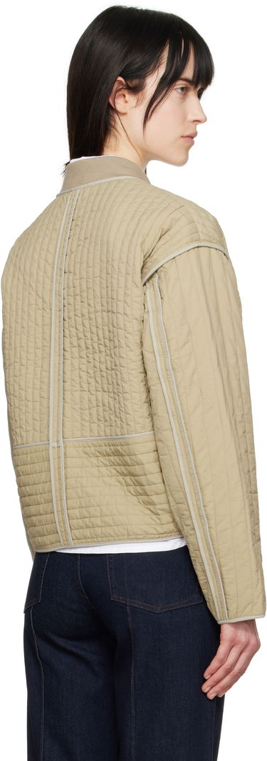 Куртка бомбер rag & bone Rag & Bone Marley Quilted Jacket бежевий | WAW25S20146114, 2