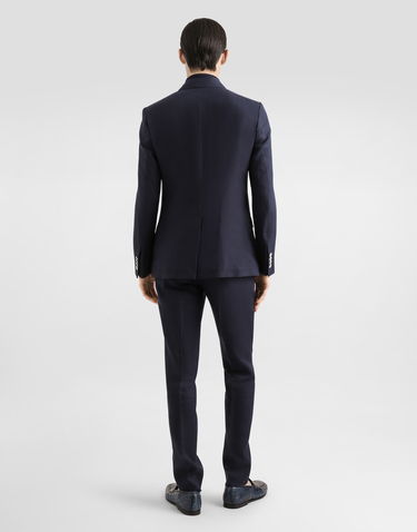 Штани Dolce & Gabbana Dolce & Gabbana Tailored Linen Pants темно-синій | GY7BMTFU4K6B4902, 2