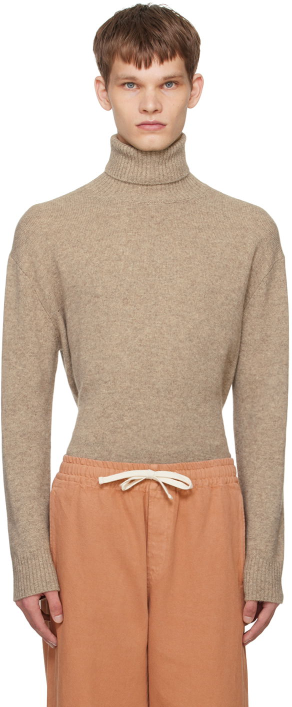 Cветр A.P.C. Turtleneck бежевий | WYAAD-H23135, 0
