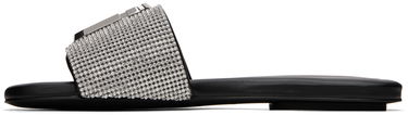 Аксесуари Marc Jacobs Marc Jacobs 'The Rhinestone J Marc' Slides чорний | 2R3FFS006F05, 2