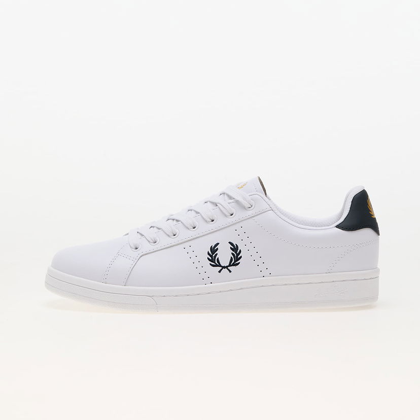 Кросівки та взуття Fred Perry B721 Leather White білий | B6312 567