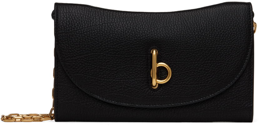 Гаманець Burberry Chain Strap Wallet Bag чорний | 8095481