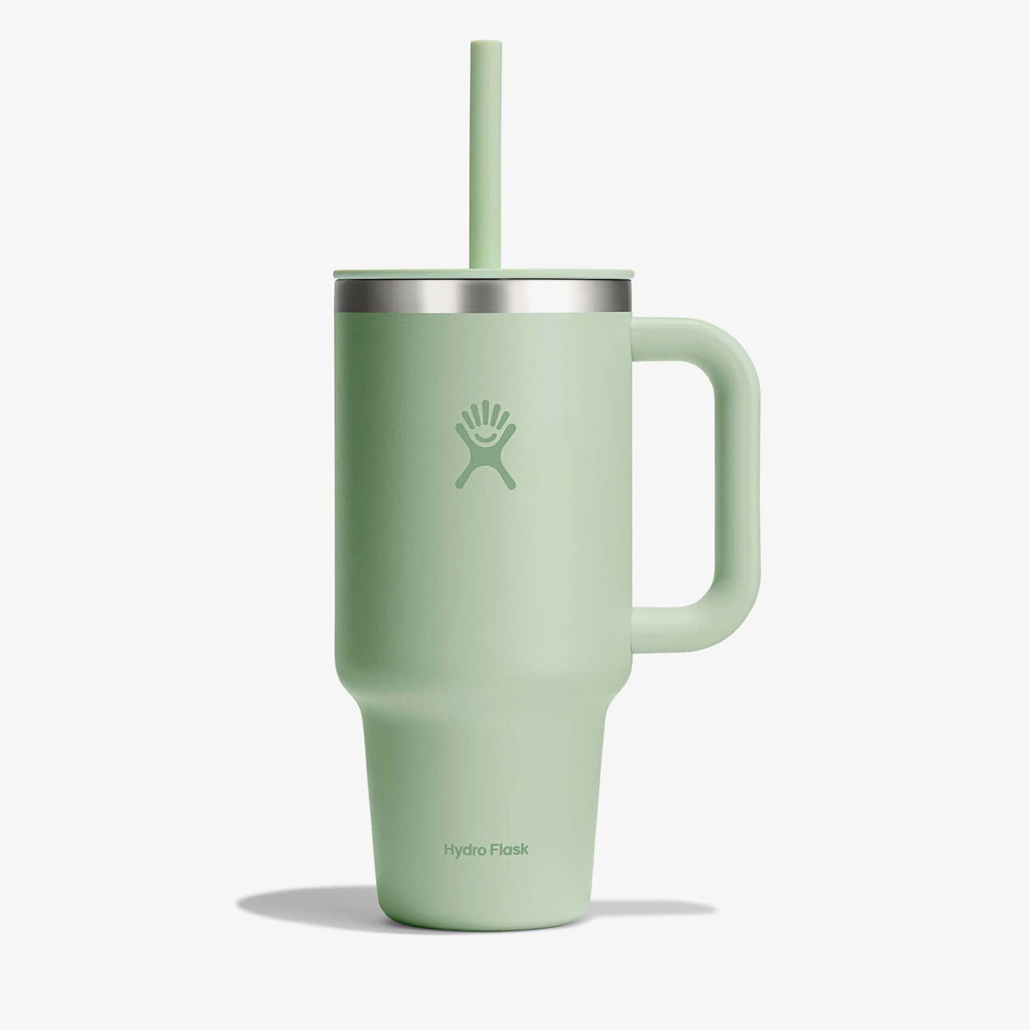 Пляшка для пиття Hydro Flask 946ml Travel Tumbler with Handle and Straw Universal Зелений | TT32PSC338, 0