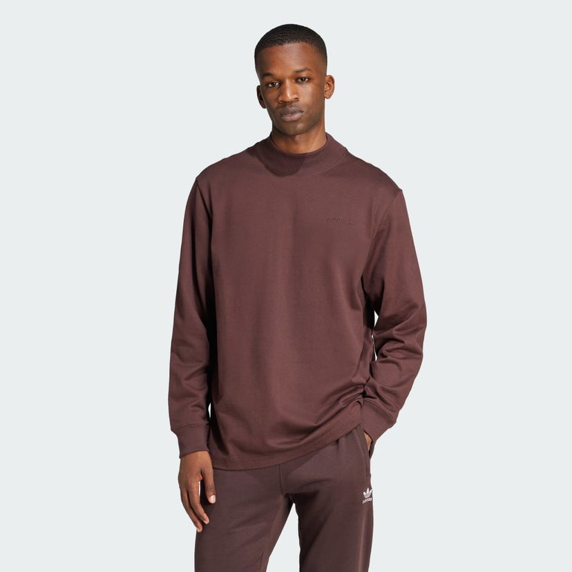 Футболка adidas Performance Long Sleeve Mock Neck Коричневий | IW3258