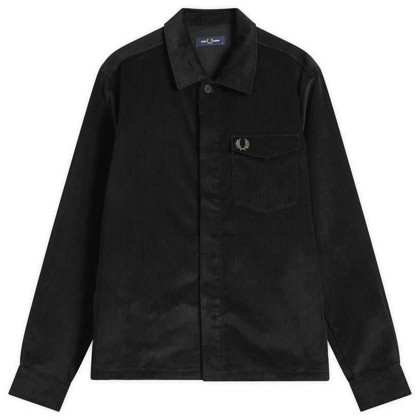 Сорочка Fred Perry Corduroy Overshirt, Size Large чорний | M1717-102