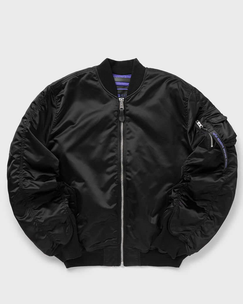 Куртка бомбер Alpha Industries MA-1 UV Flight Jacket чорний | 766027-03