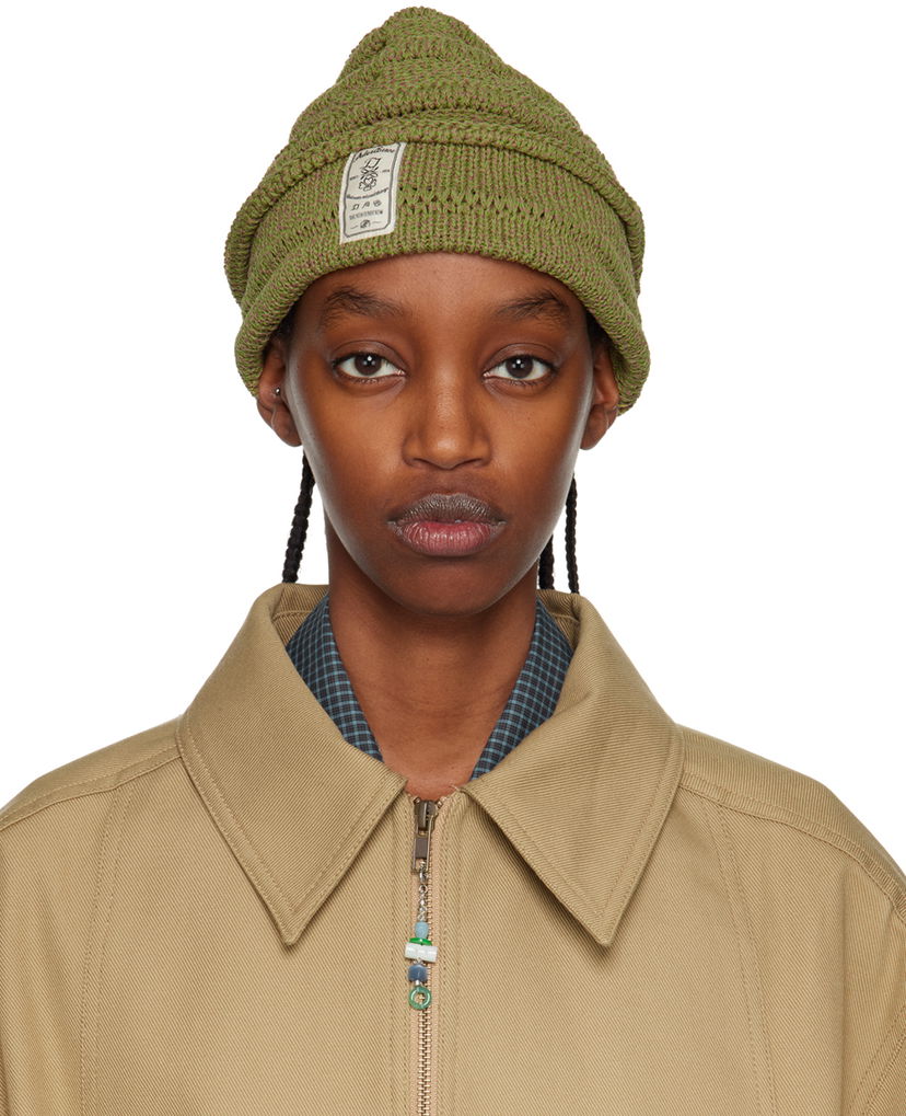 Шапка ADER ERROR Montblanc Knit Beanie Зелений | BMADSSHW0503KK