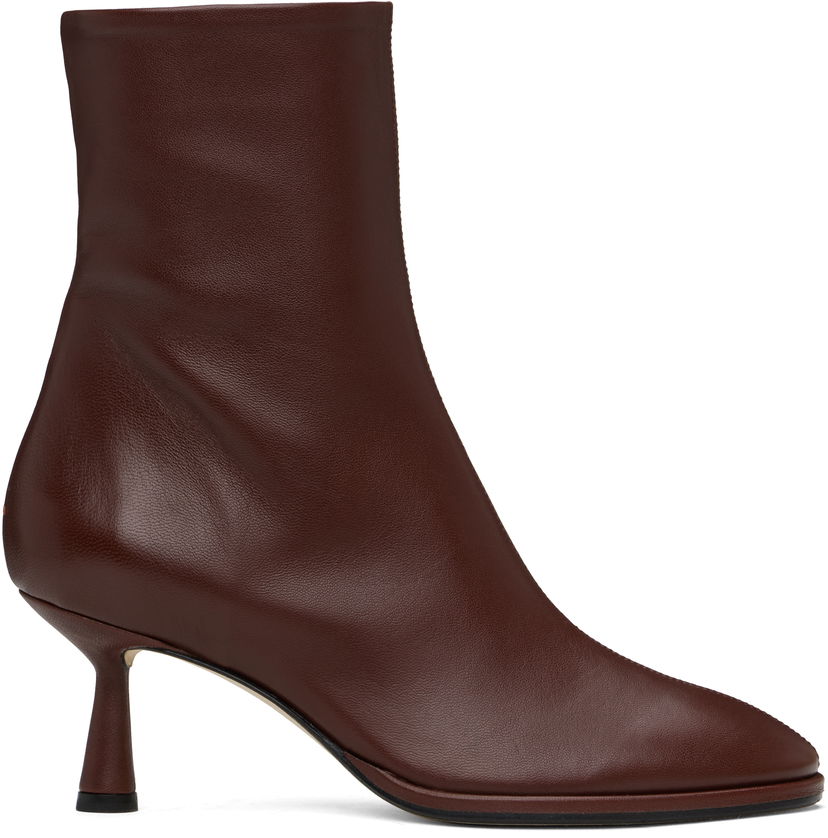 Одяг Aeyde Aeyde Dorothy Leather Ankle Boots Коричневий | A11-AB-IRNR65ST99-SS25-955-007